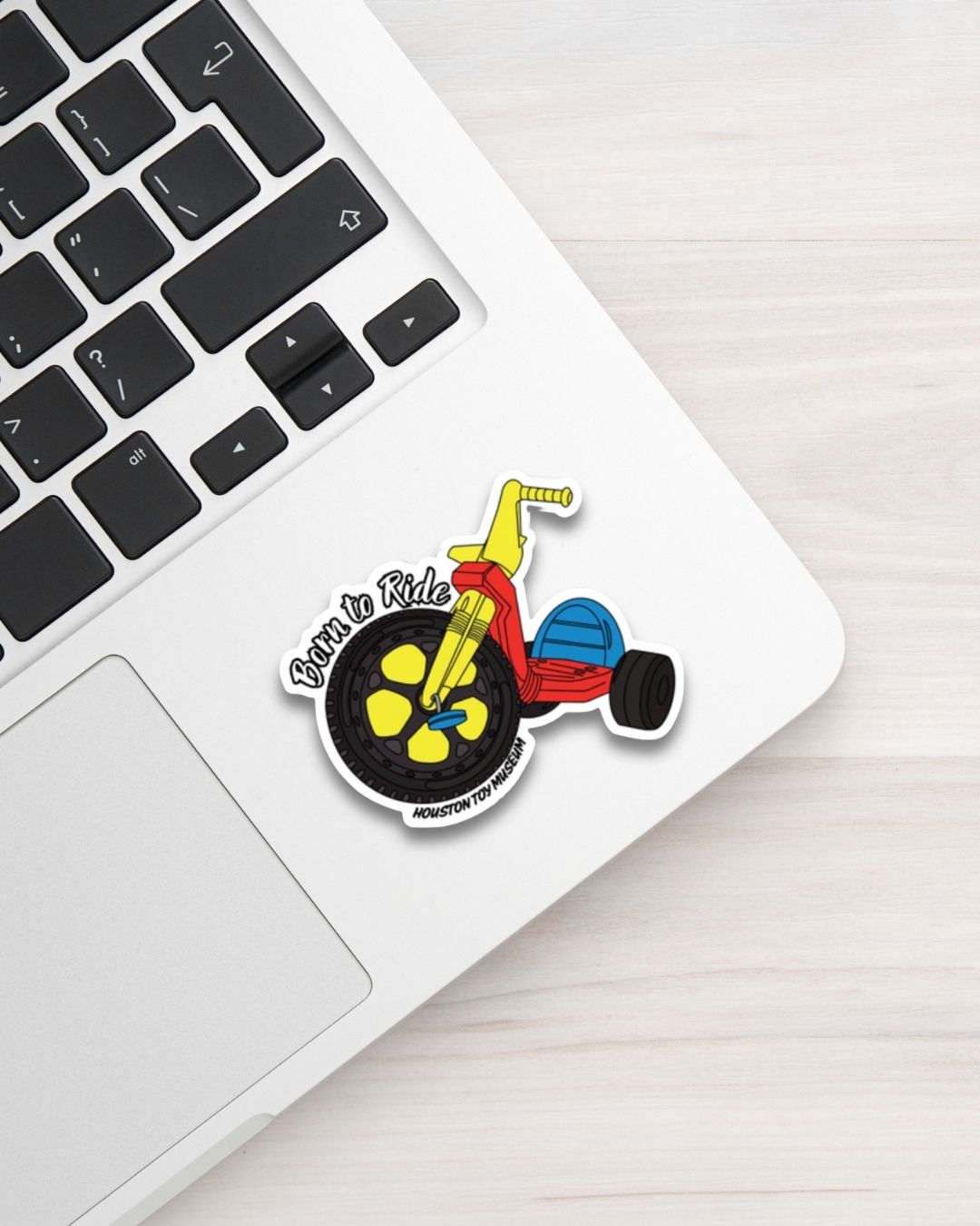 Big Wheel "Born to Ride" Sticker