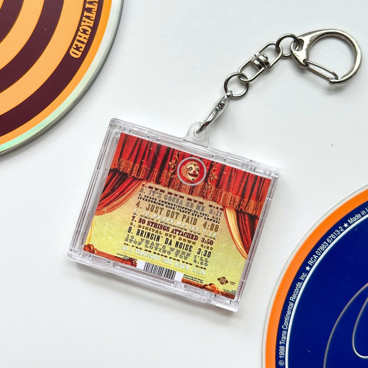 'Hit Clips' Mini CD Case Keychain - NSYNC No Strings Attached