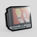 2.5" Lenticular Johnny Bravo Crtv Enamel Pin