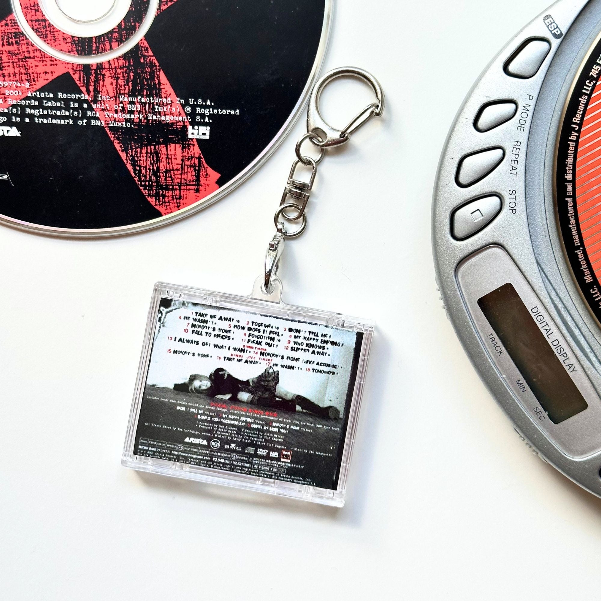 'Hit Clips' Mini CD Case Keychain - Avril Lavigne Under My Skin