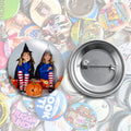 Nostalgic Halloween Pop Culture Pin Back Buttons
