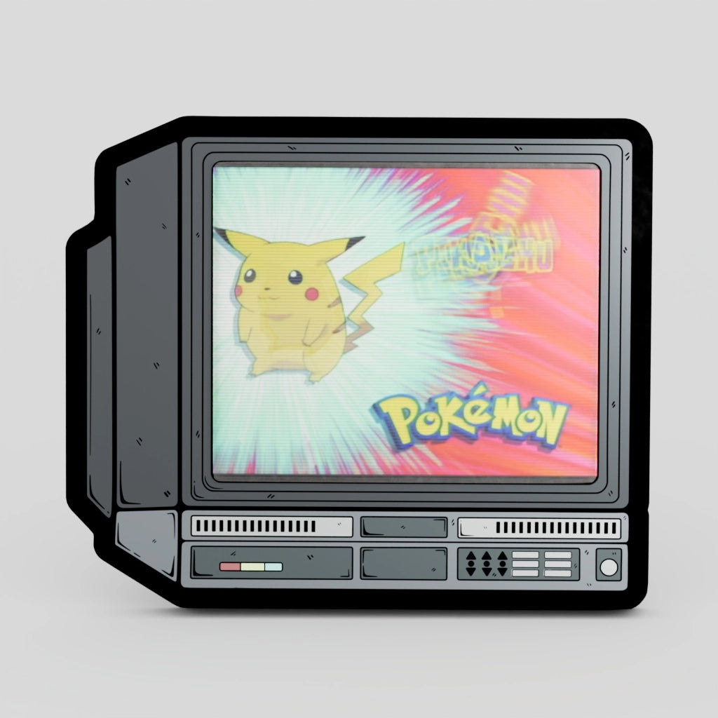 2.5" Lenticular Anime Whos That Pokemon Crtv Enamel Pin