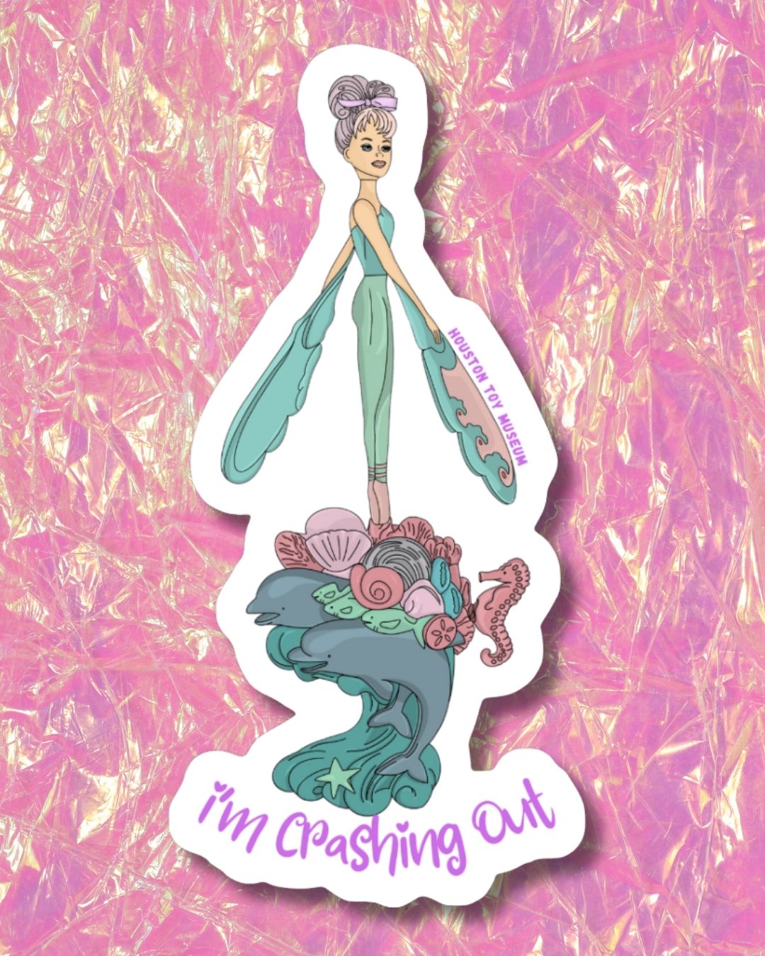 Sky Dancer "I'm Crashing Out" Sticker