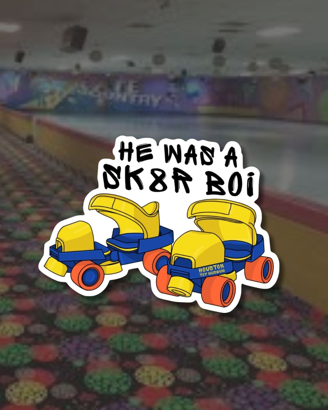 Classic Kid Skates "He Was a Sk8r Boi" Sticker