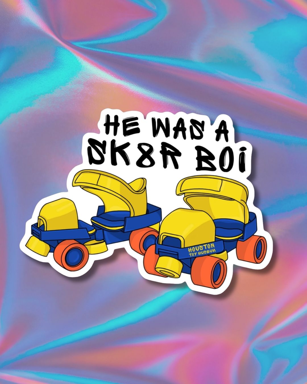 Classic Kid Skates "He Was a Sk8r Boi" Sticker