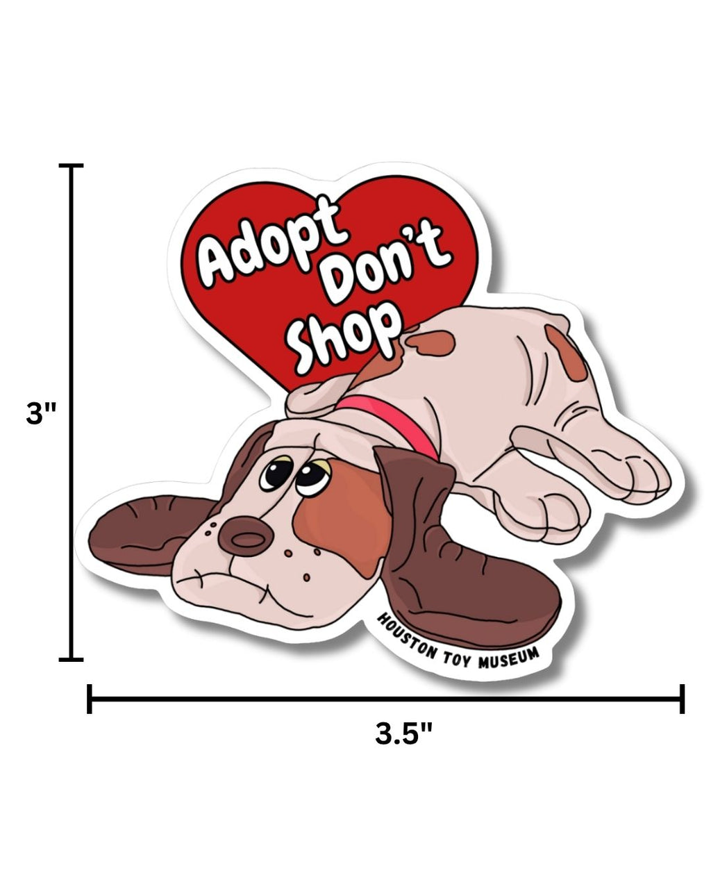 Pound Puppies "Adopt Don't Shop" Sticker