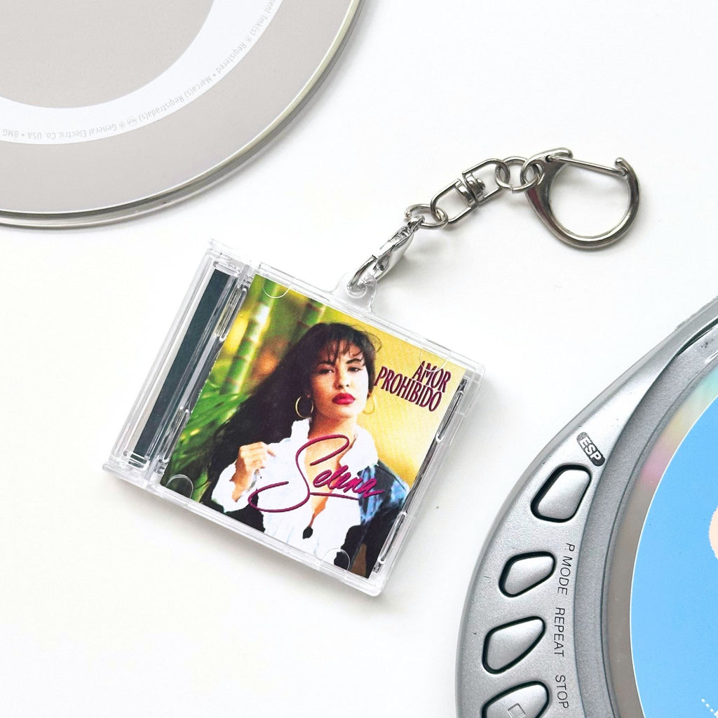 'Hit Clips' Mini CD Case Keychain - Selena Amor Prohibido