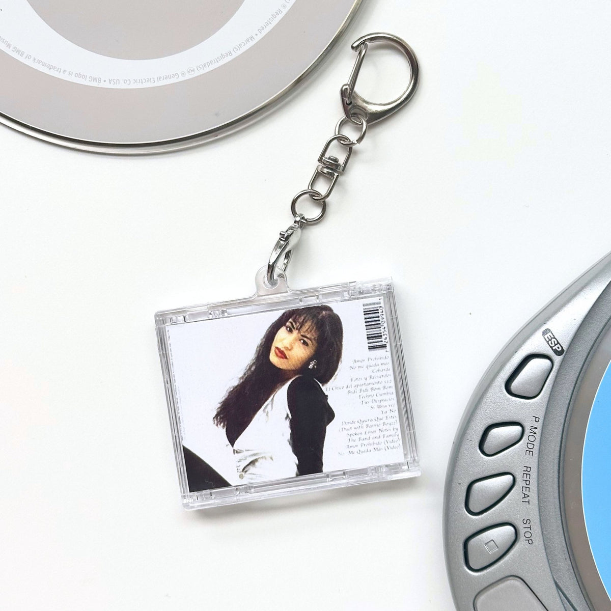 'Hit Clips' Mini CD Case Keychain - Selena Amor Prohibido