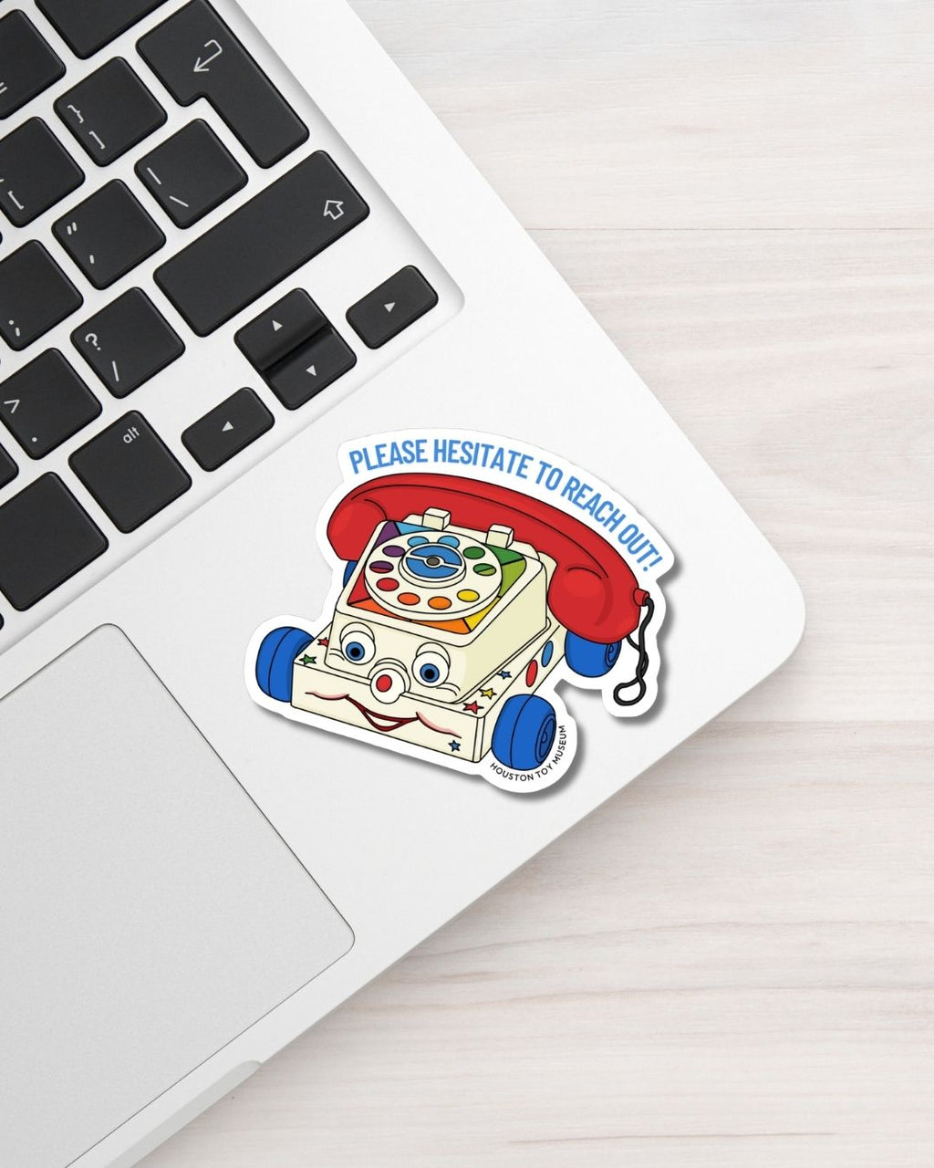 Chatter Phone "Please Hesitate to Reach Out" Sticker