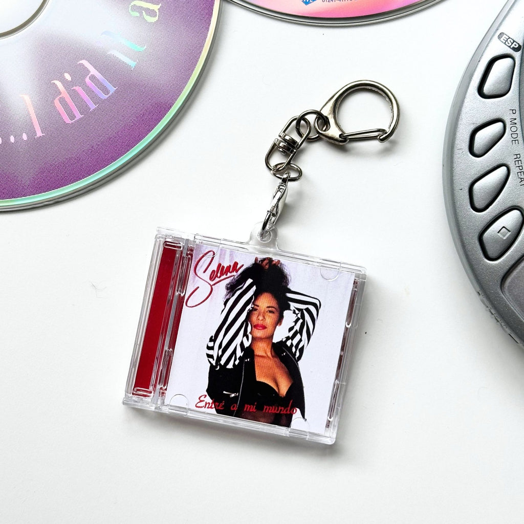 'Hit Clips' Mini CD Case Keychain - Selena