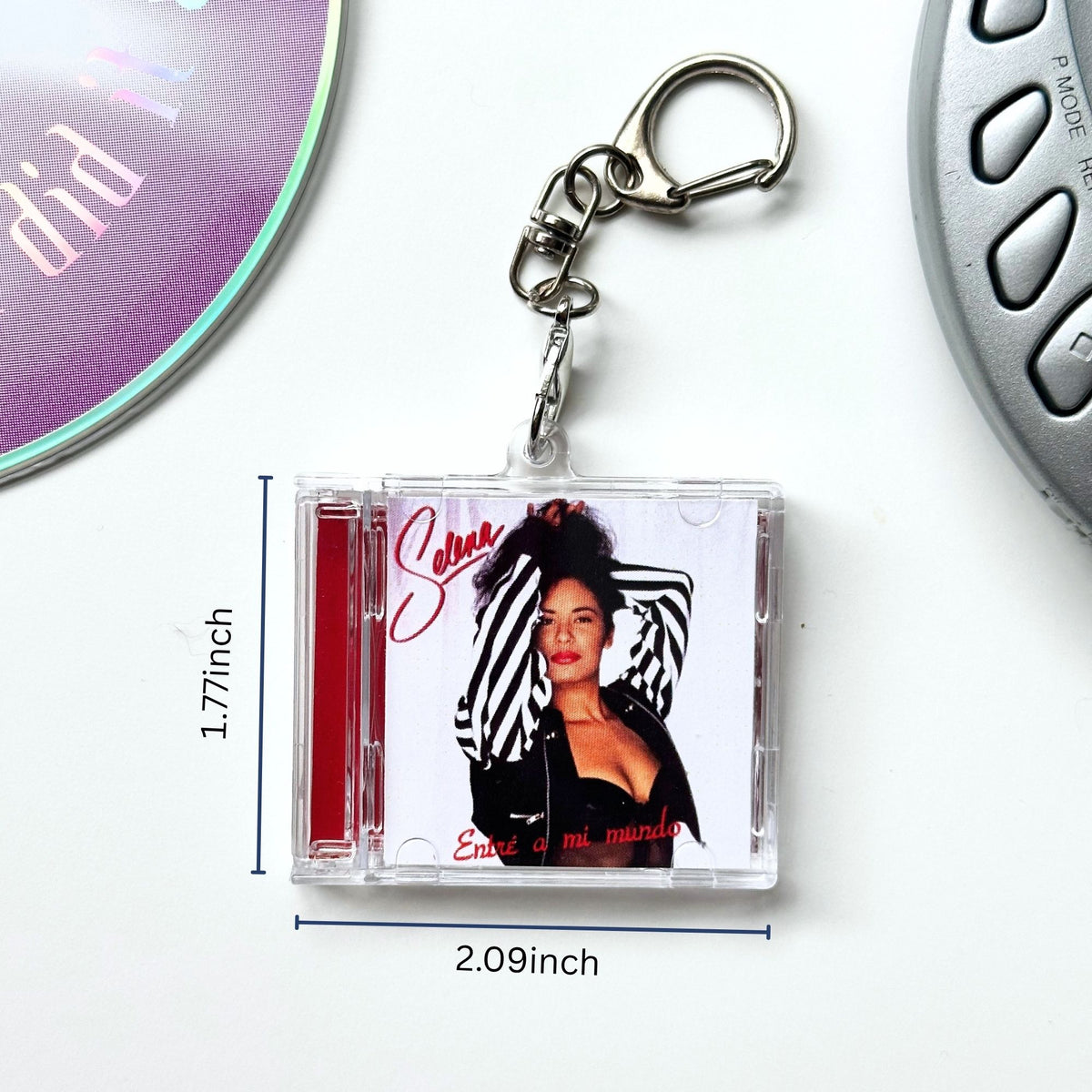 'Hit Clips' Mini CD Case Keychain - Selena
