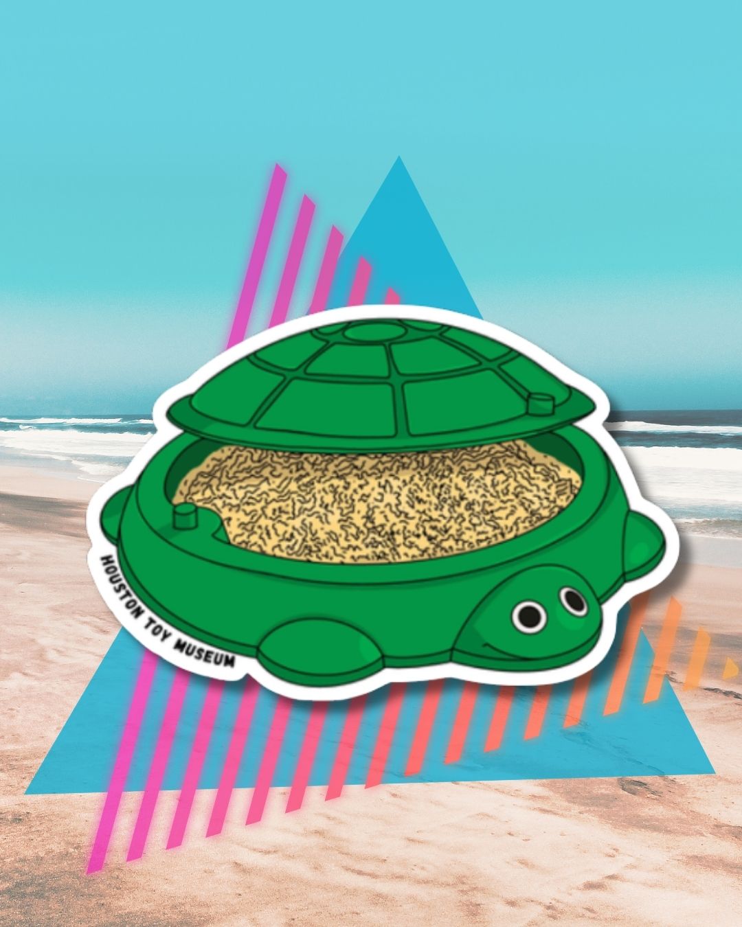 Turtle Sandbox Sticker