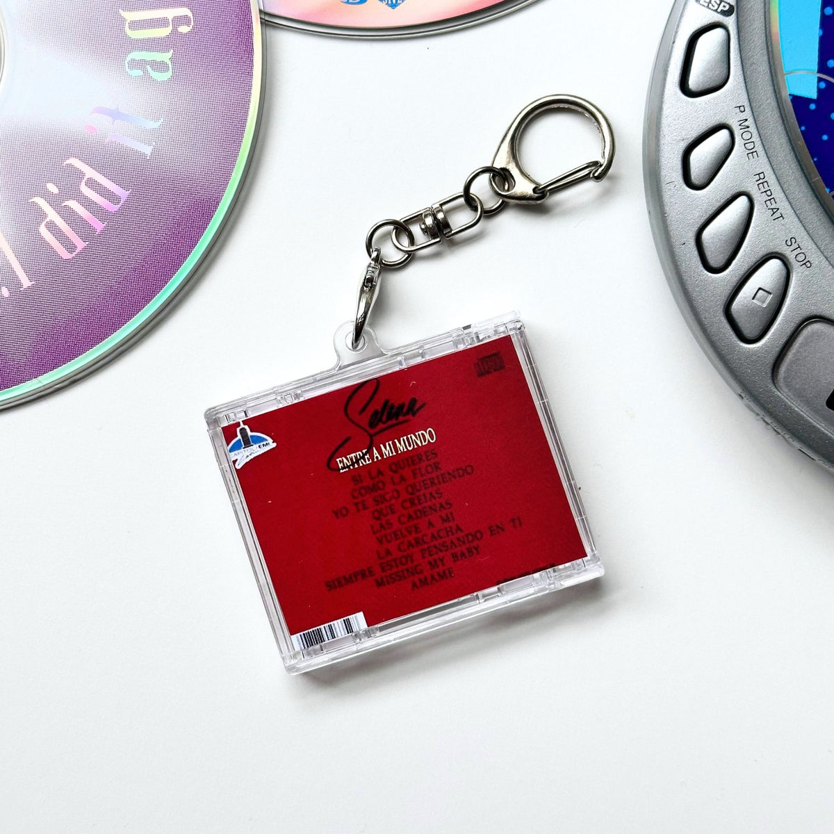 'Hit Clips' Mini CD Case Keychain - Selena