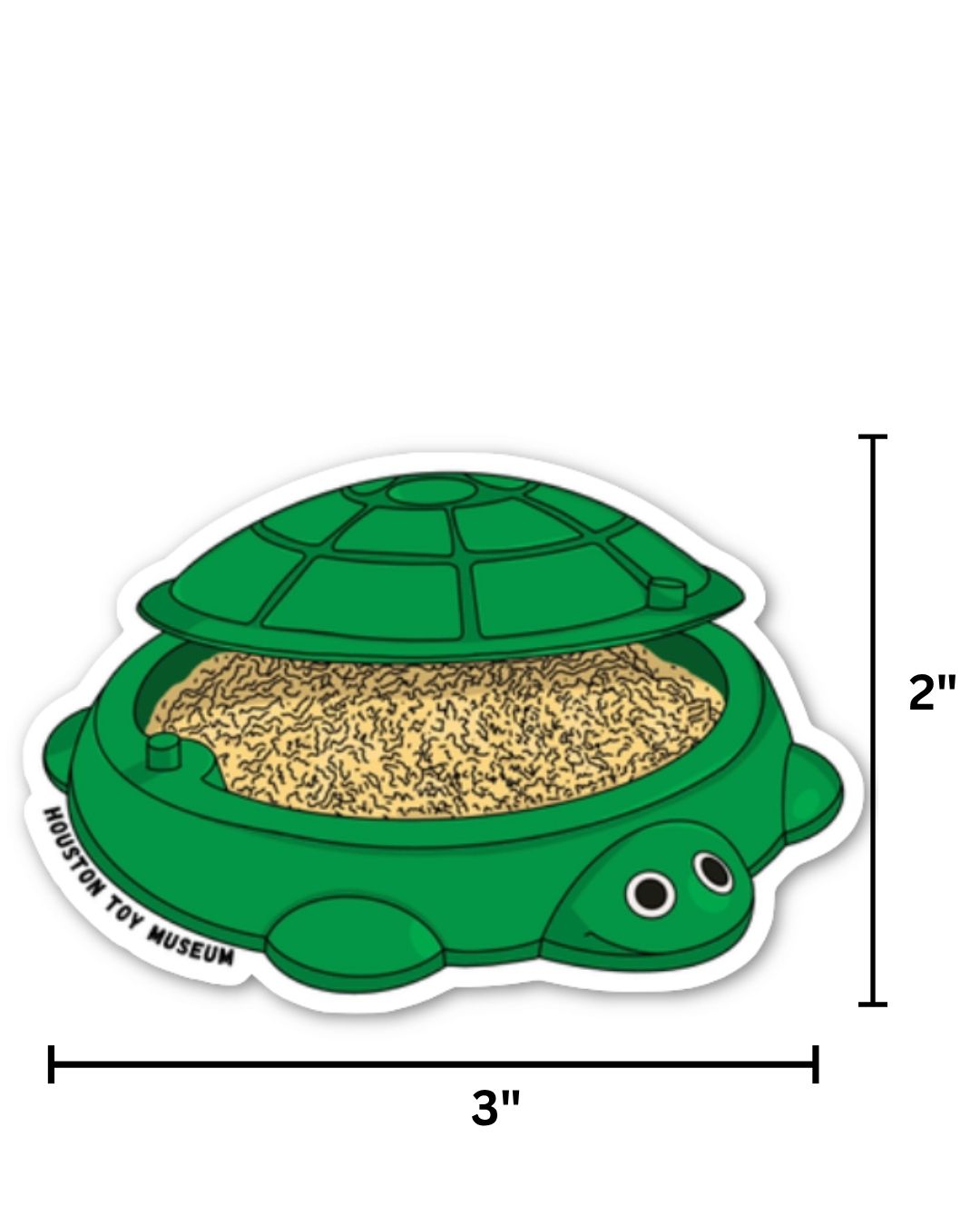 Turtle Sandbox Sticker