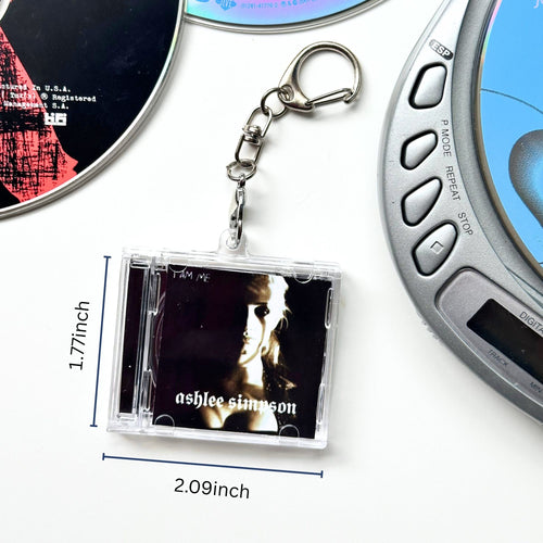 'Hit Clips' Mini CD Case Keychain - Ashlee Simpson I Am Me