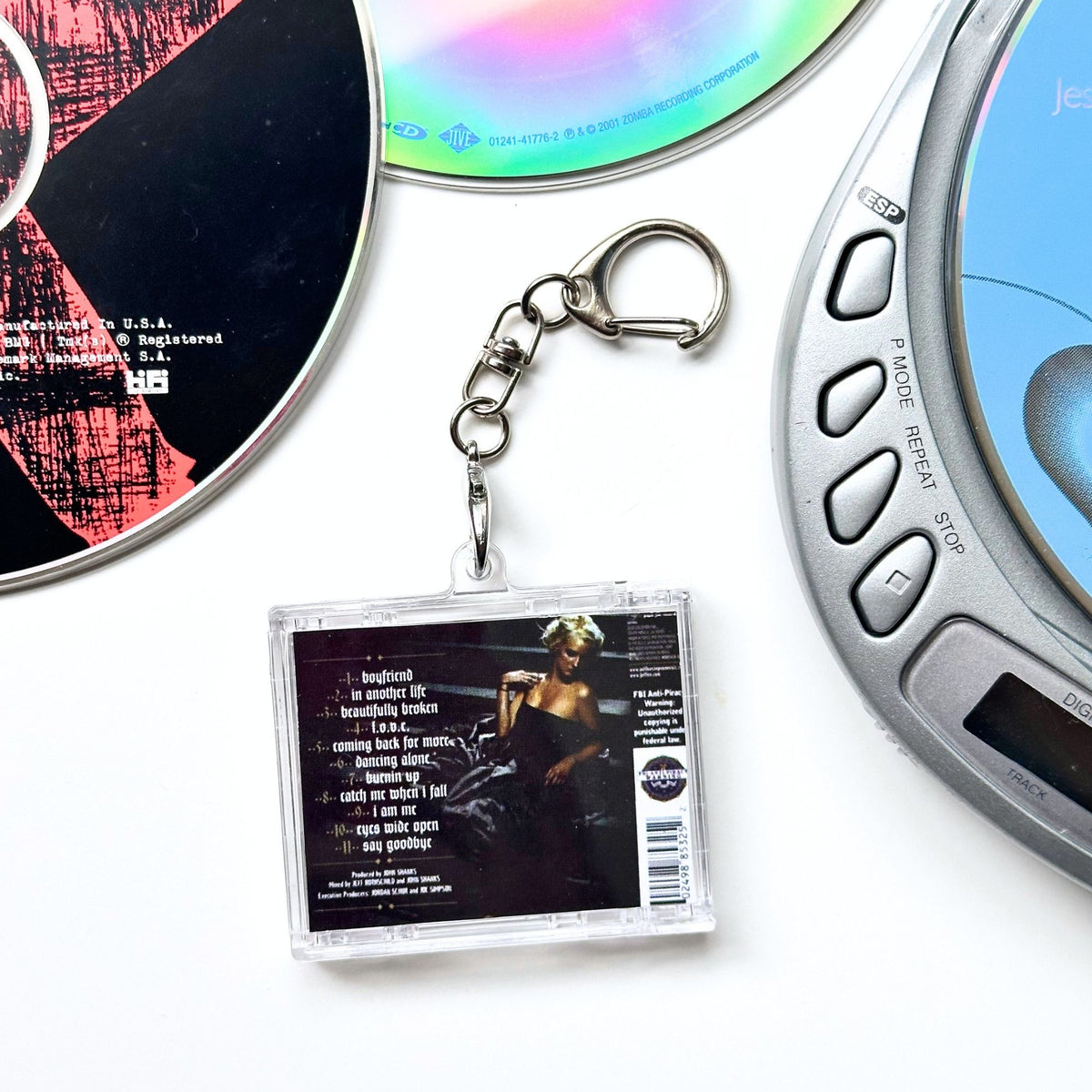 'Hit Clips' Mini CD Case Keychain - Ashlee Simpson I Am Me