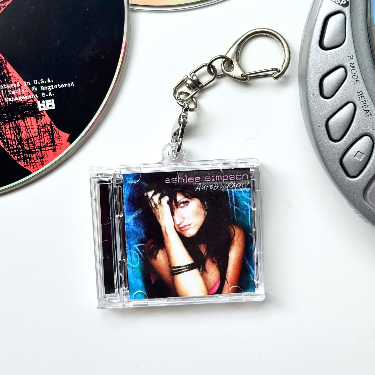 'Hit Clips' Mini CD Case Keychain - Ashlee Simpson Autobiography