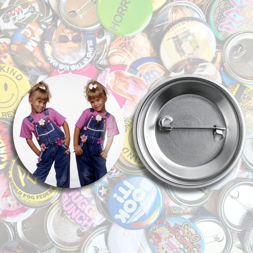Mary-Kate & Ashley Nostalgic Pin Back Buttons