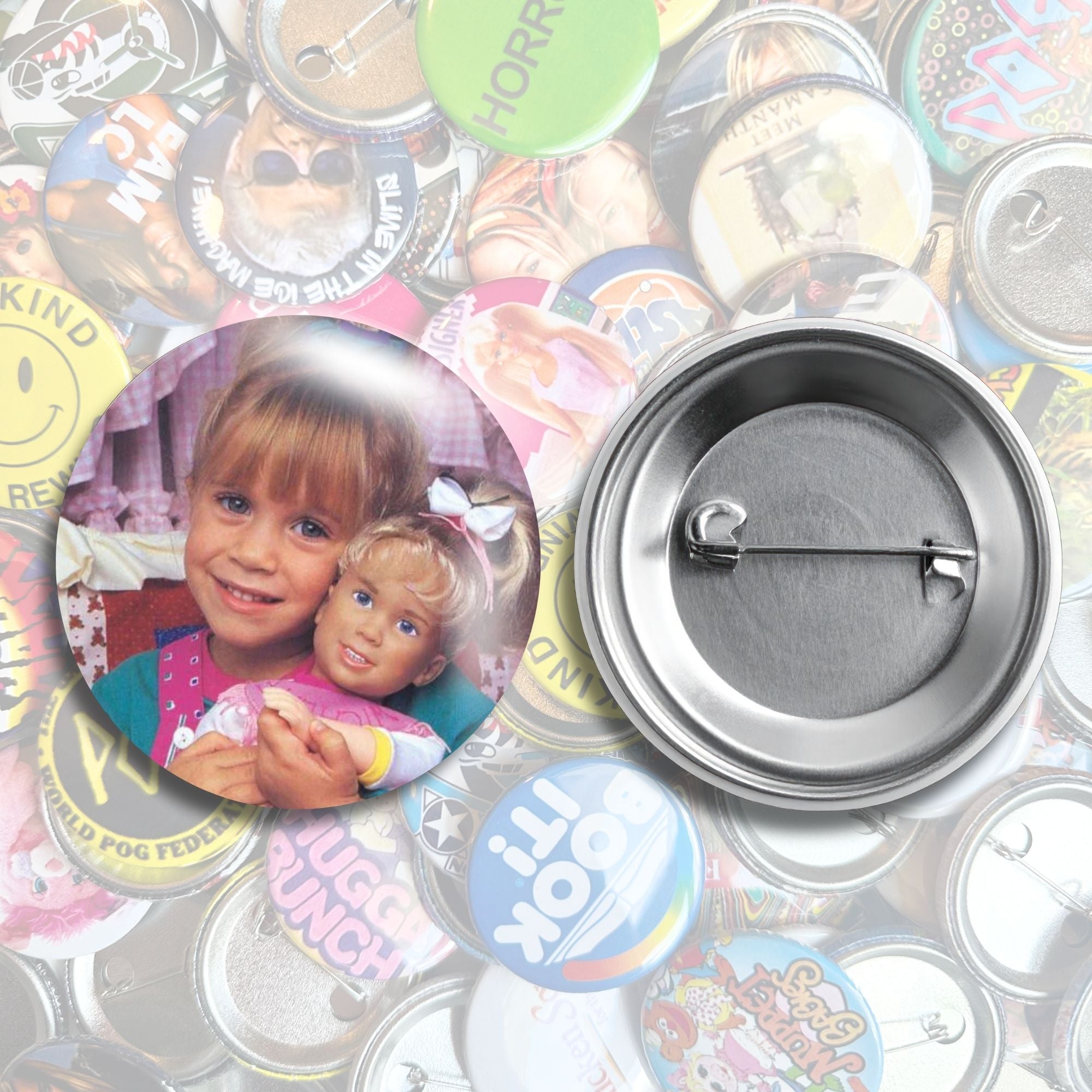 Mary-Kate & Ashley Nostalgic Pin Back Buttons