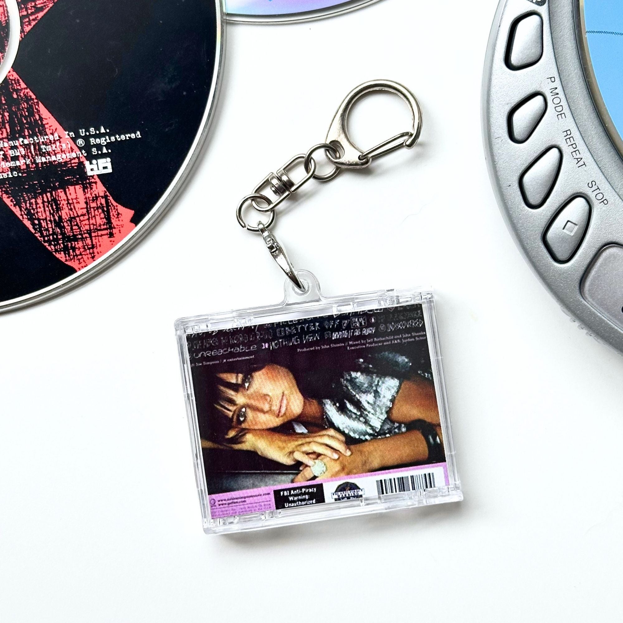 'Hit Clips' Mini CD Case Keychain - Ashlee Simpson Autobiography
