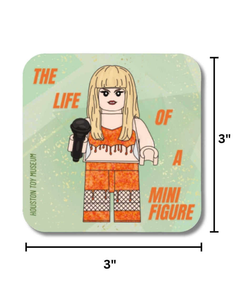 The Life of a Mini Figure Sticker