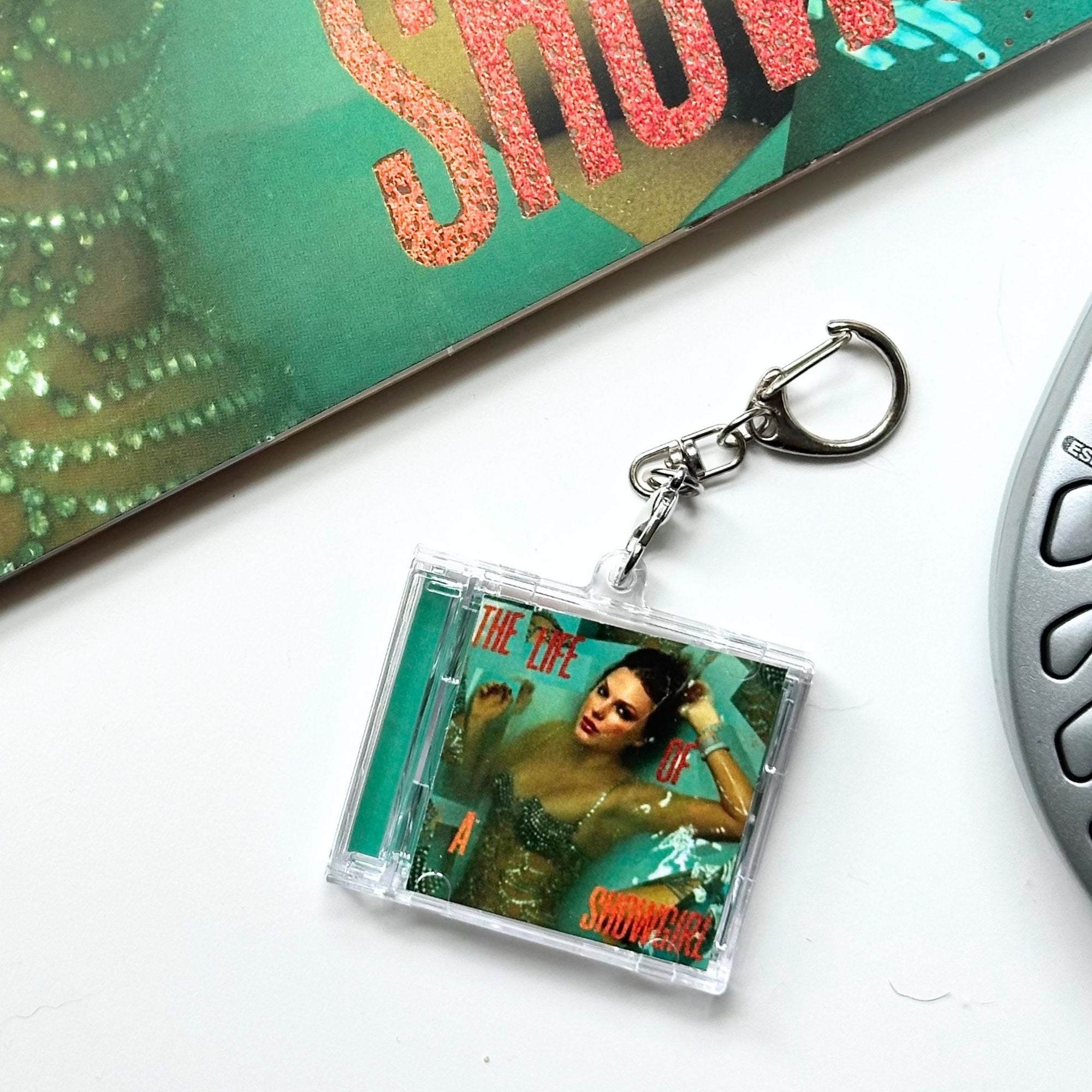 'Hit Clips' Mini CD Case Keychain - Taylor The Life of a Showgirl