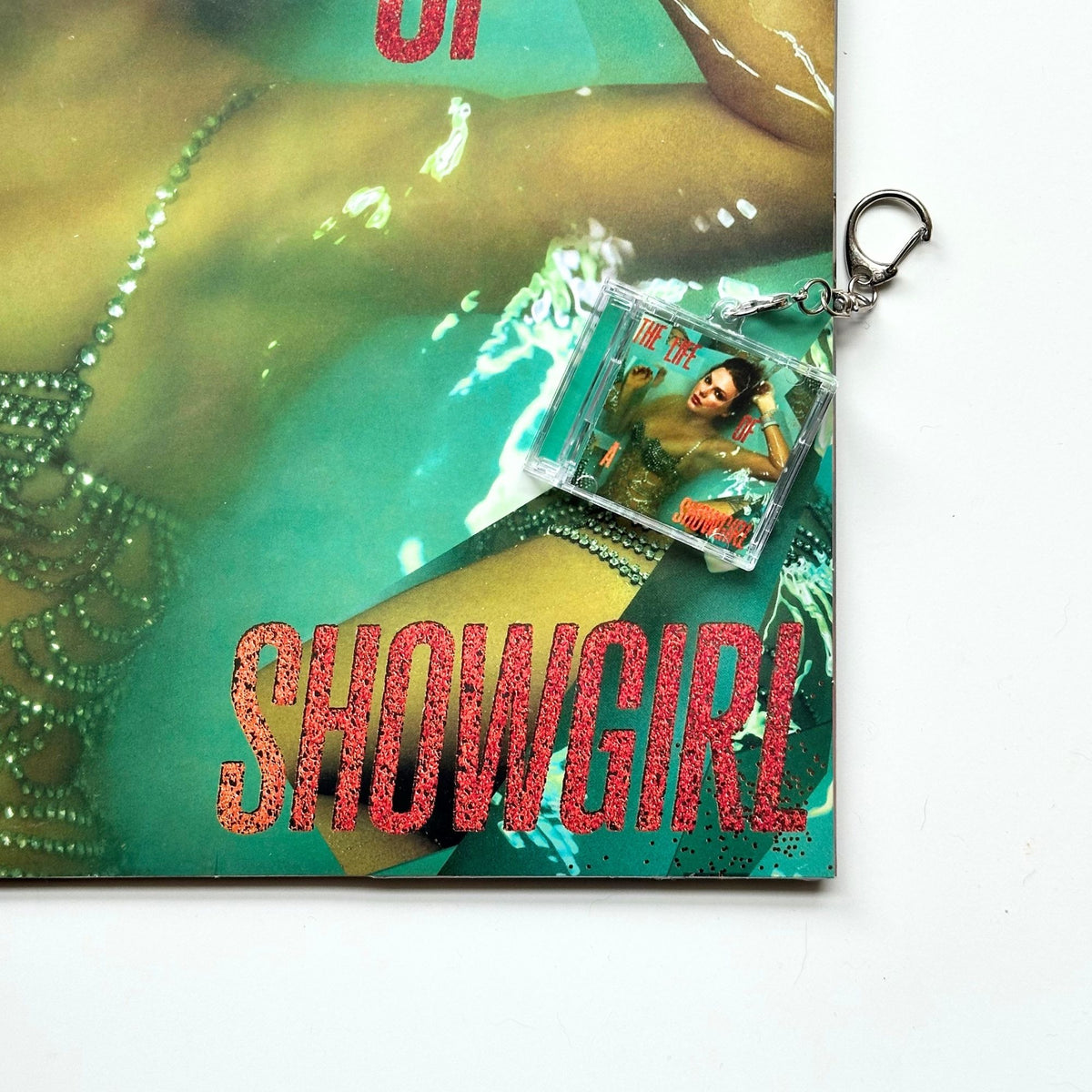 'Hit Clips' Mini CD Case Keychain - Taylor The Life of a Showgirl