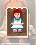 Haunted Annabelle Doll Mini Figure Sticker