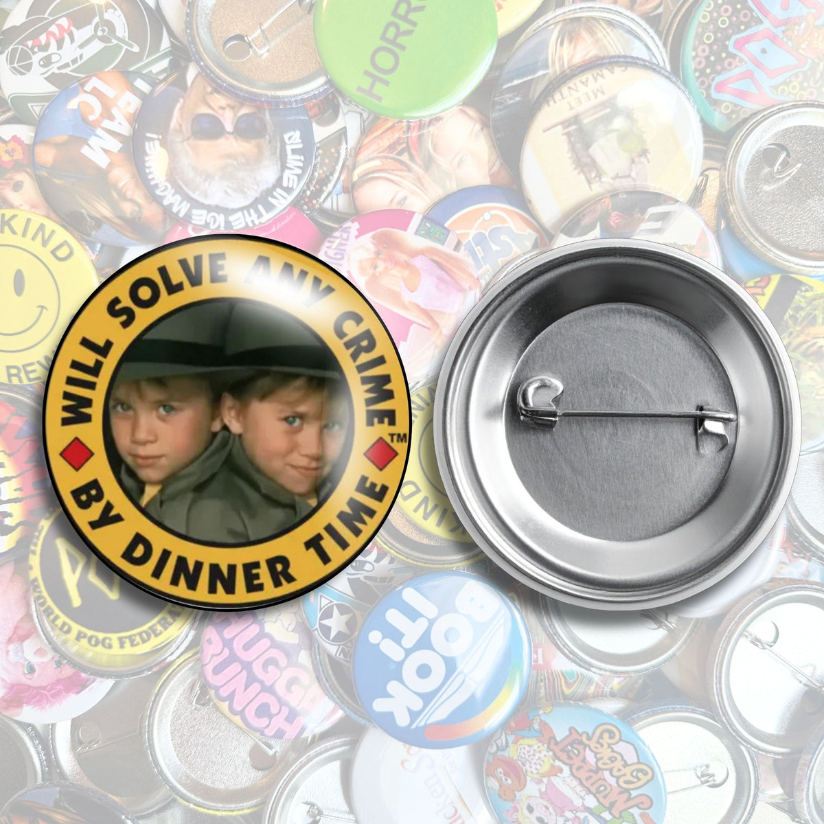Mary-Kate & Ashley Nostalgic Pin Back Buttons