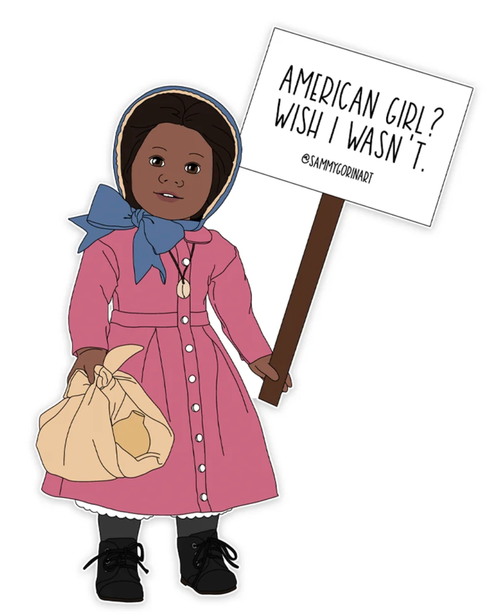 Addy Wish I Wasn’t Sticker