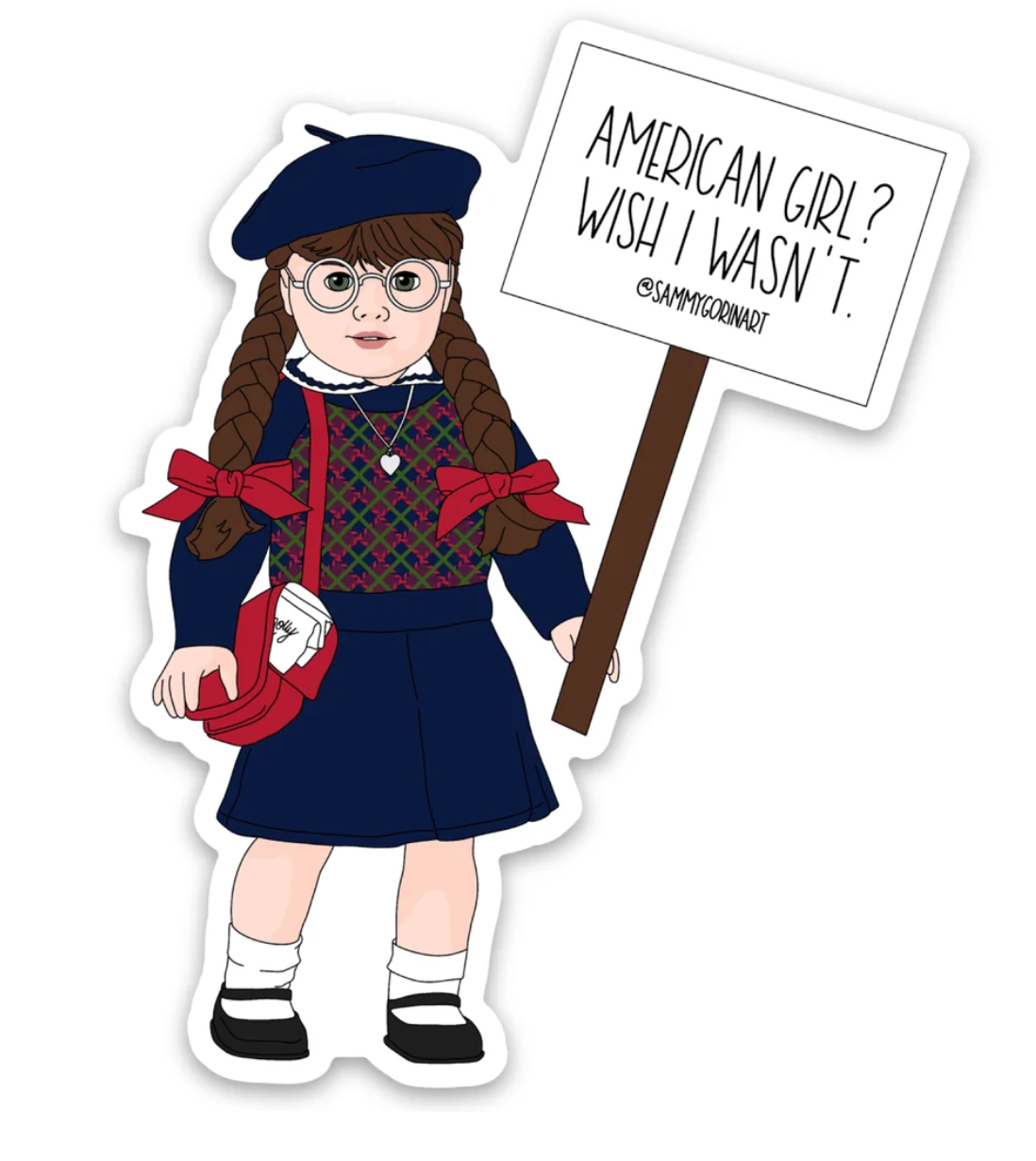Molly Wish I Wasn’t Sticker