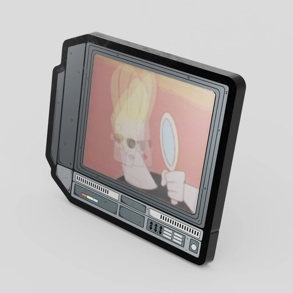 2.5" Lenticular Johnny Bravo Crtv Enamel Pin
