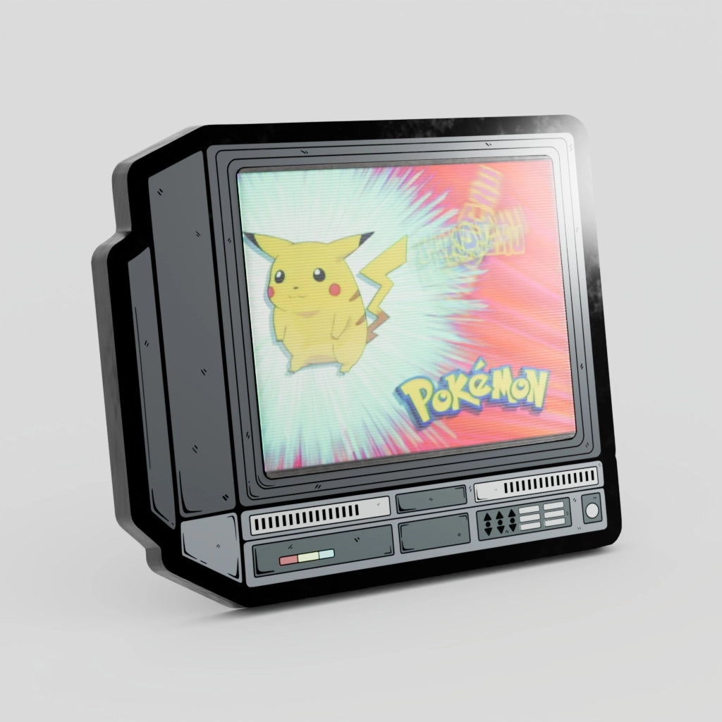 2.5" Lenticular Anime Whos That Pokemon Crtv Enamel Pin