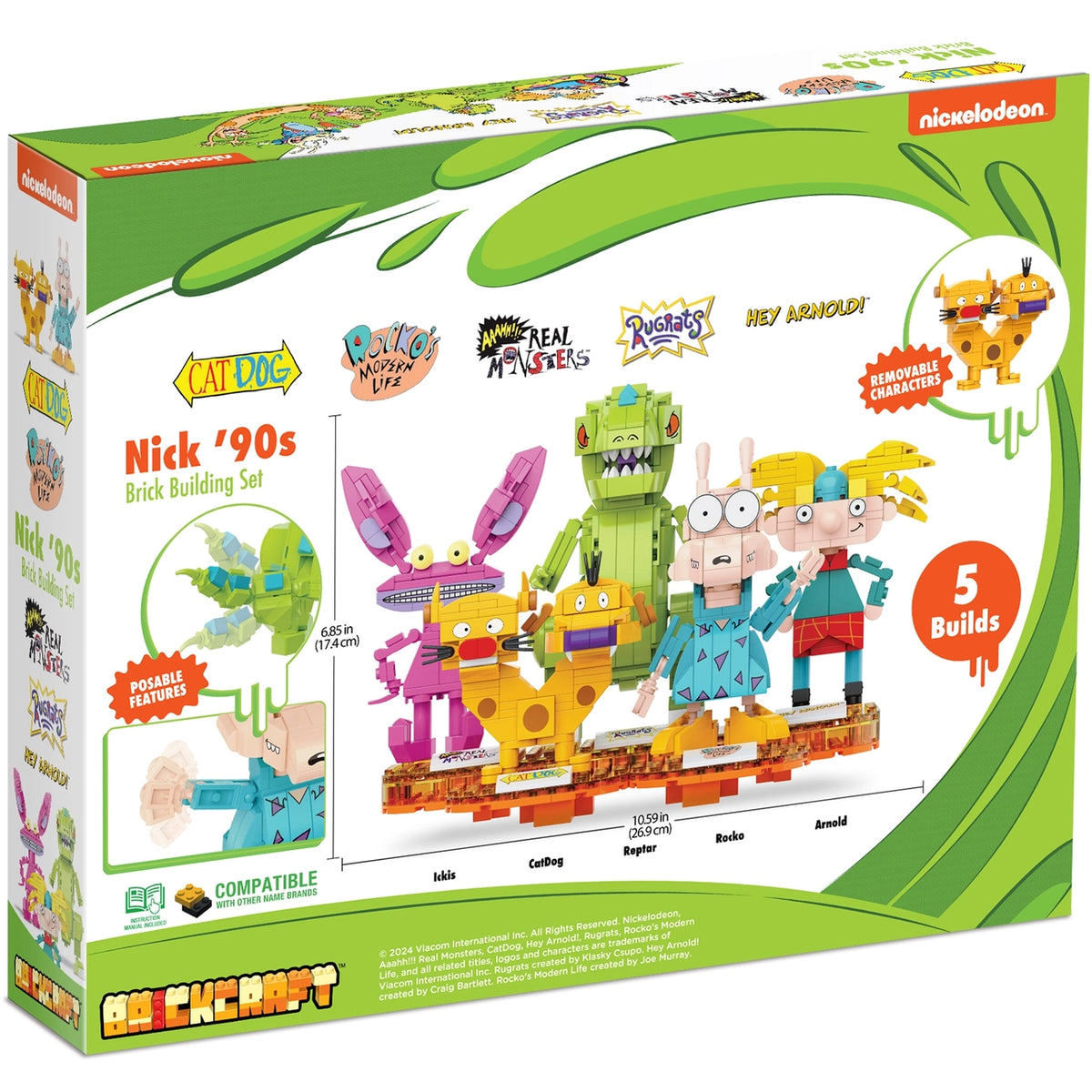Nickelodeon 90s Icons Building Set