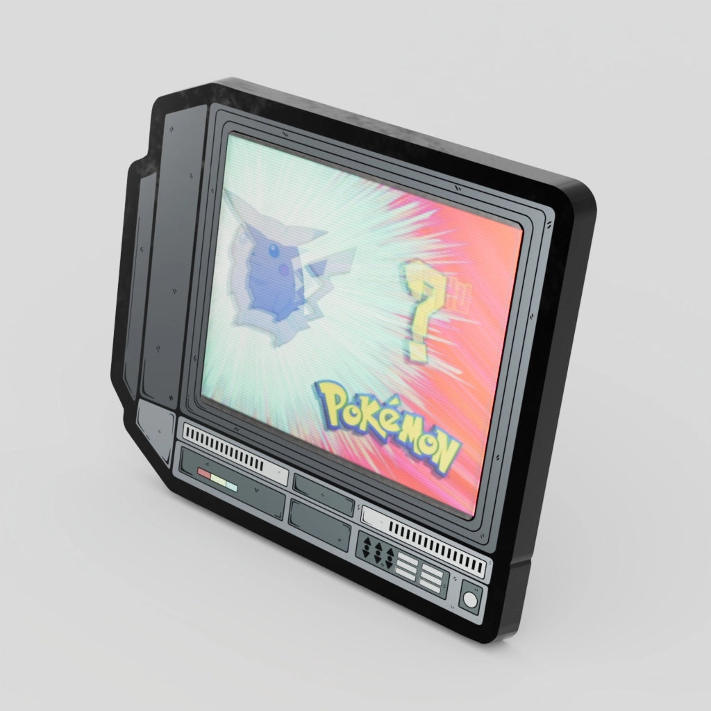 2.5" Lenticular Anime Whos That Pokemon Crtv Enamel Pin