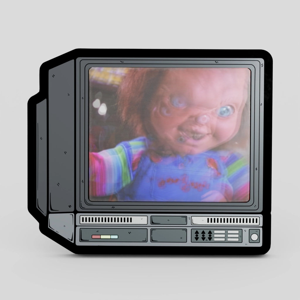 2.5" Lenticular Chucky Crtv Enamel Pin